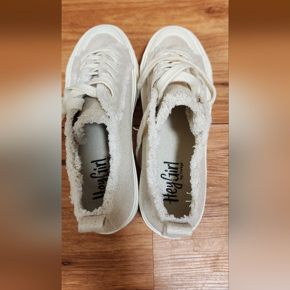 Hey Girl By Corkys Could Care Less Size 8 - Color Natural New Without Box - Picture 3 of 4